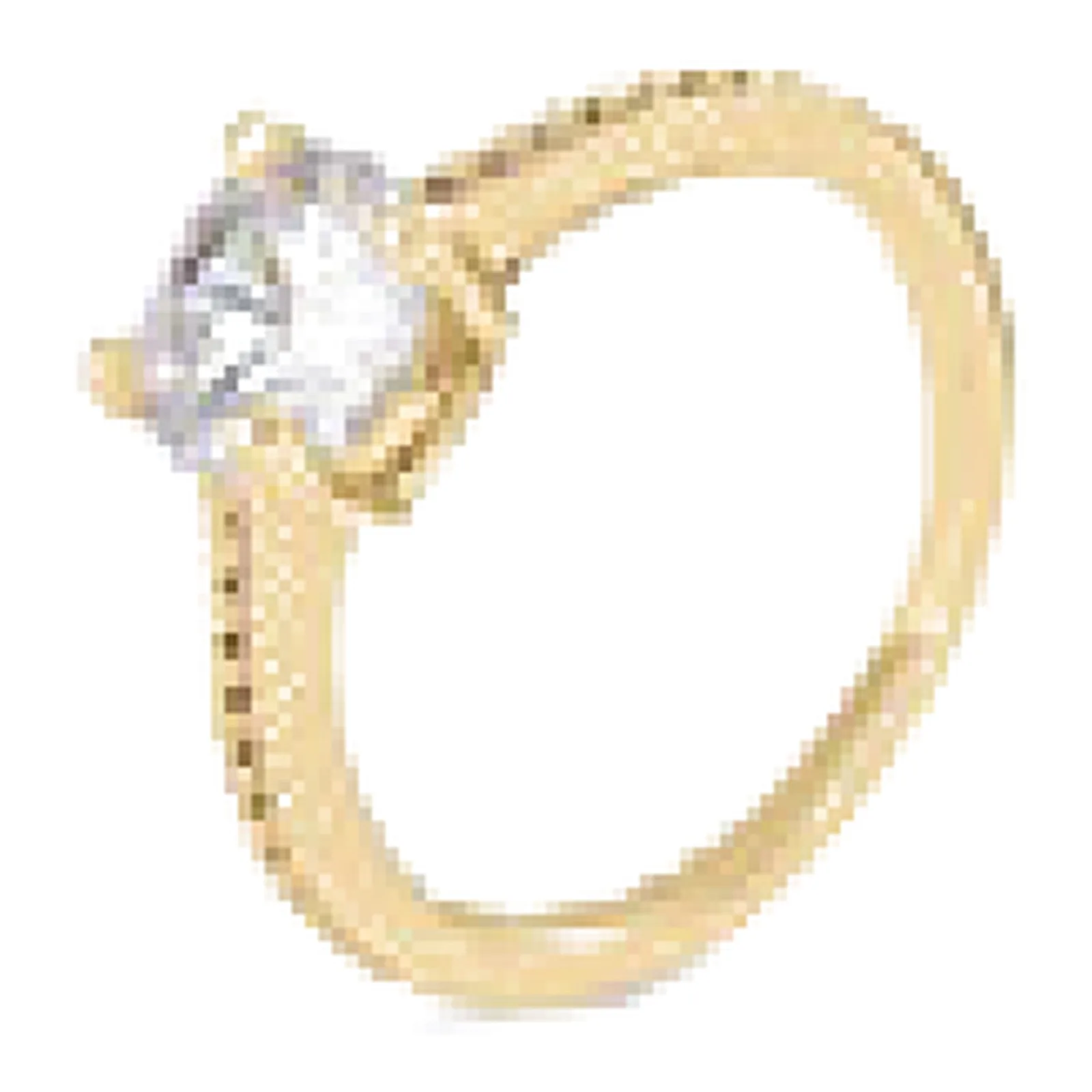 Stroili Golden Dream Anello solitario placcato oro 18K Metallo Misura 14 1682092