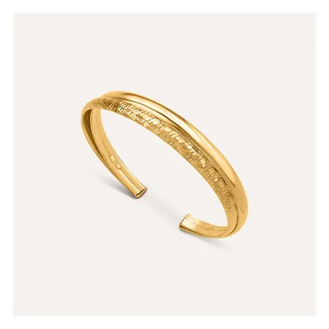 Stroili Silver Collection Bangle doppia lavorazione dorato Argento 925 1699993