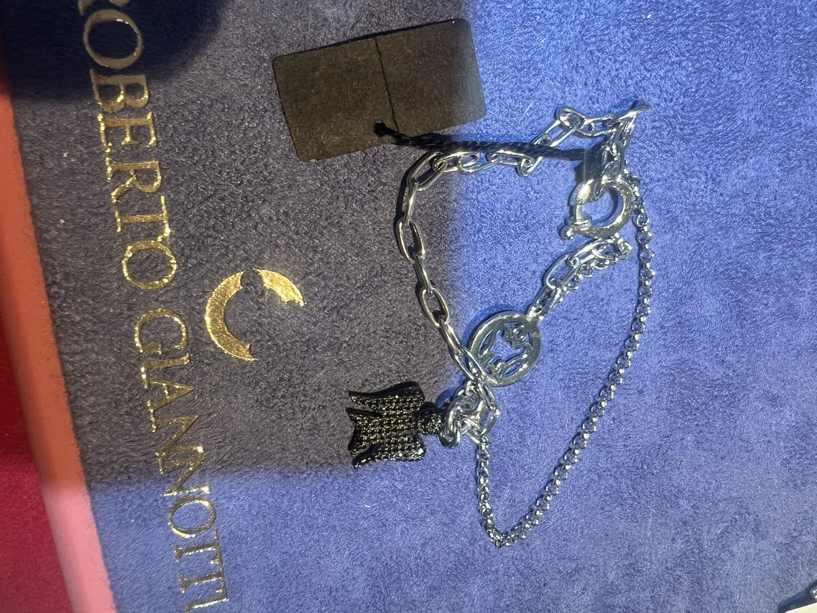 Roberto Giannotti bracciale Angeli argento 925 con pendente angelo