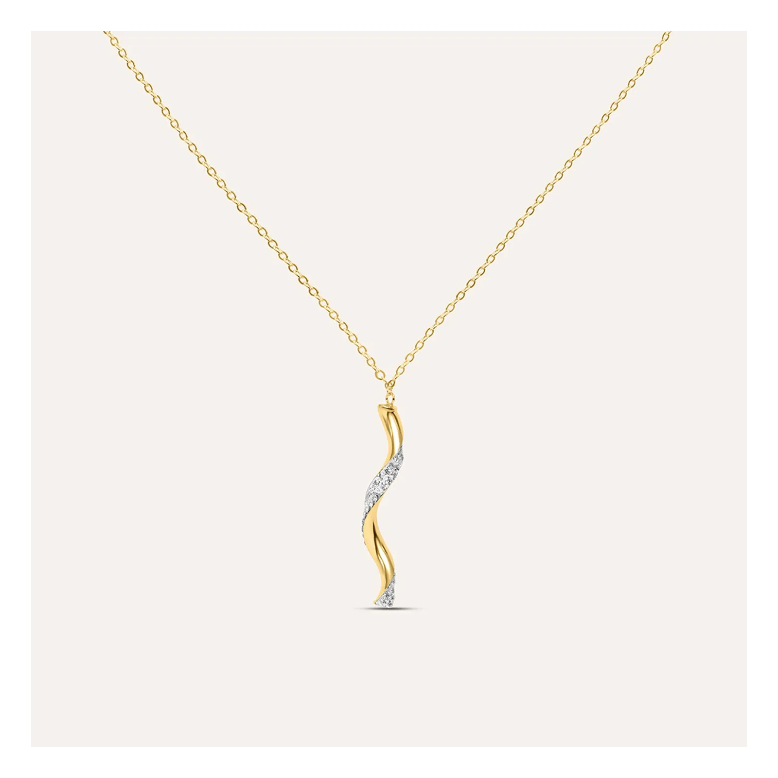Stroili Christelle Collana con cristalli Oro 9kt 1412311