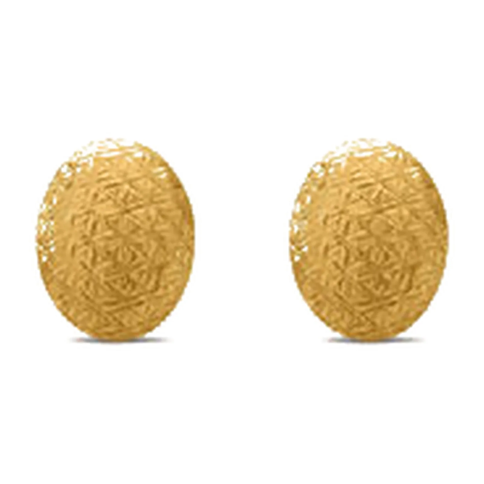 Stroili Silver Collection Orecchini lobo bottoni dorati Argento 925 1699989
