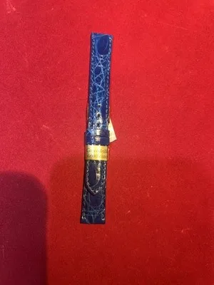Cinturino Orologio Morellato in Coccodrillo Blu 16mm - U051805065