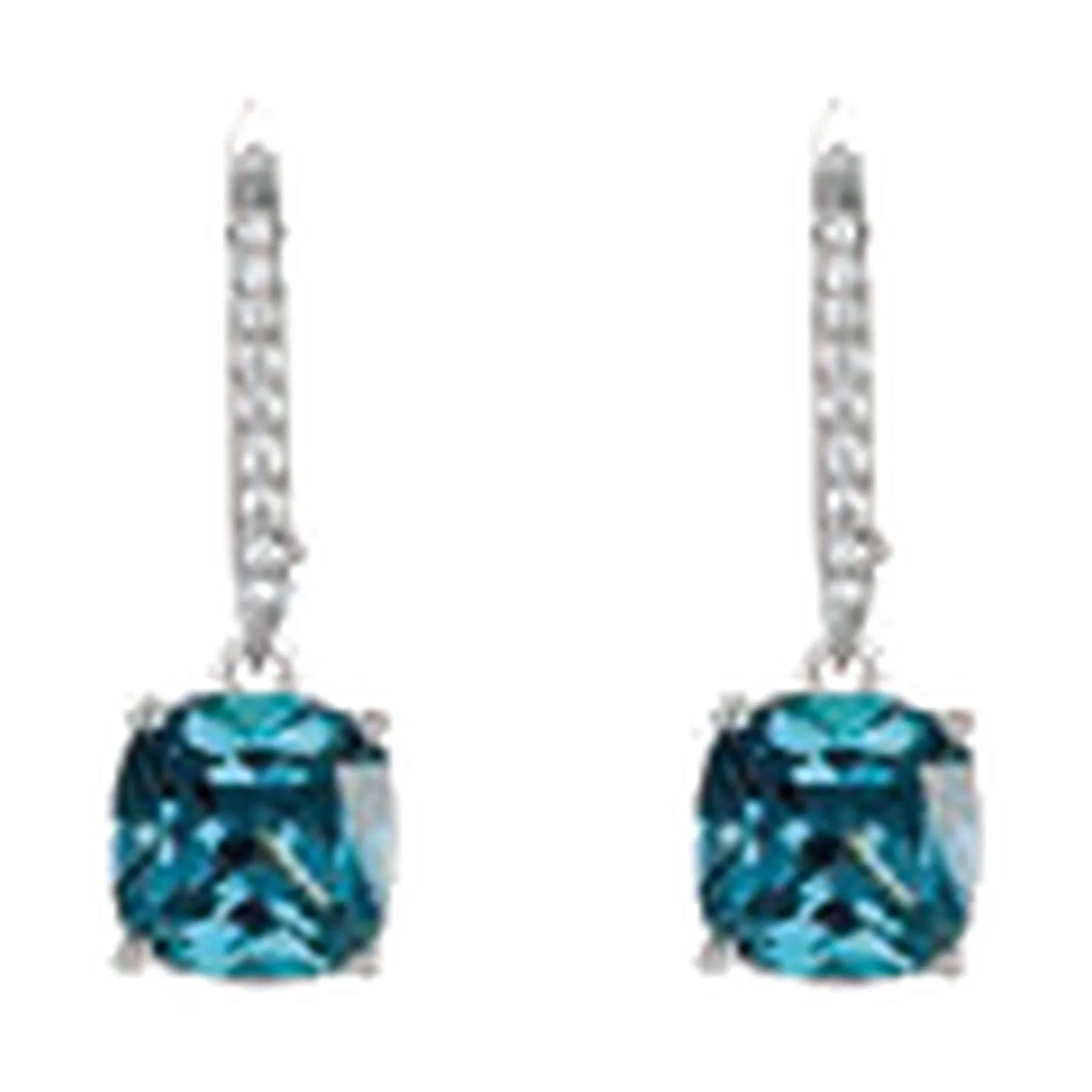 Stroili Silver Rainbow Orecchini pendenti cushion con cubic Argento 925 1694267