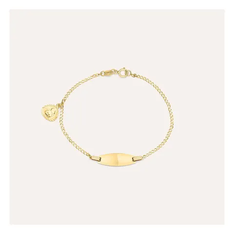 Stroili Mon Petit Bracciale con targhetta Oro 9kt 1415994