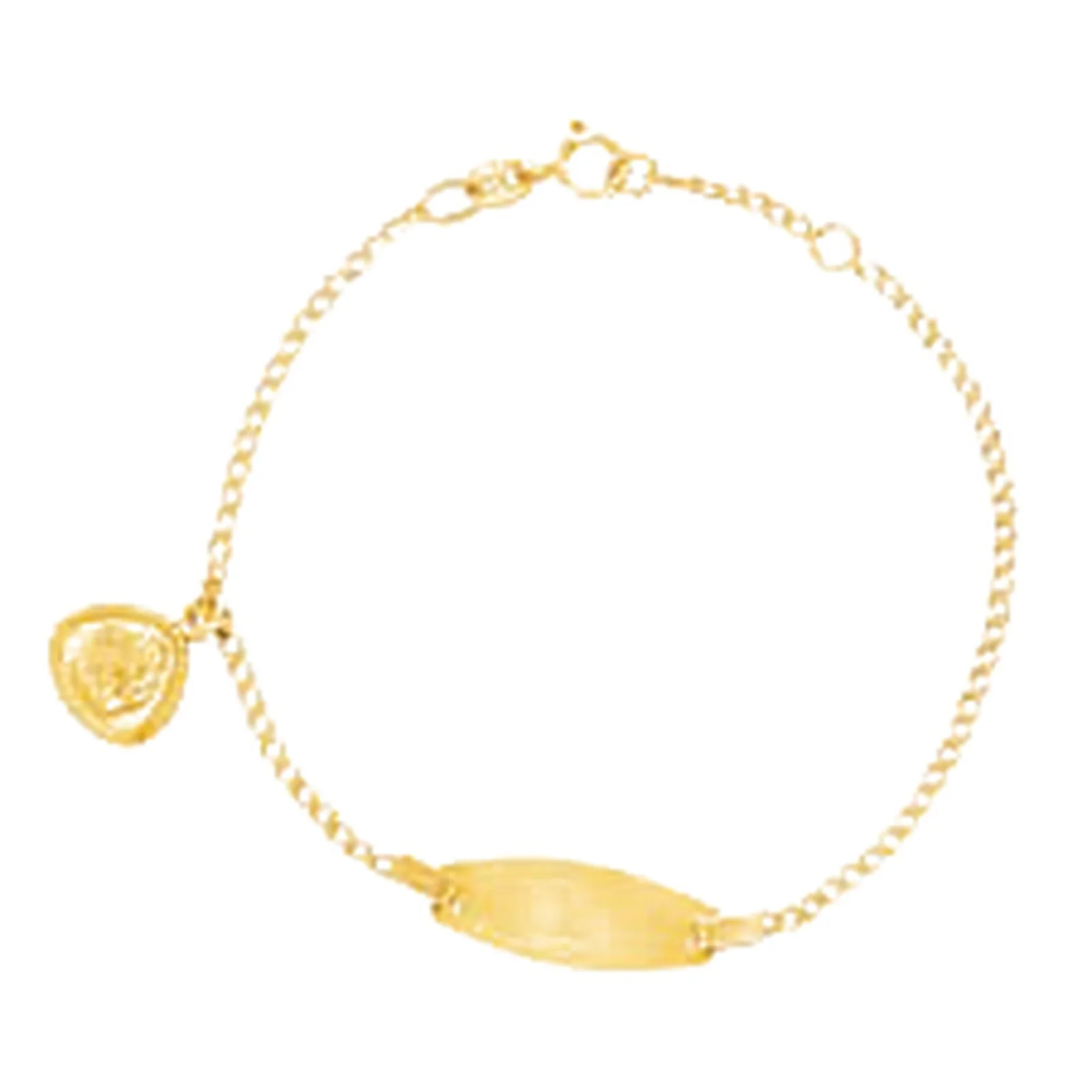 Stroili Mon Petit Bracciale con targhetta Oro 9kt 1415994