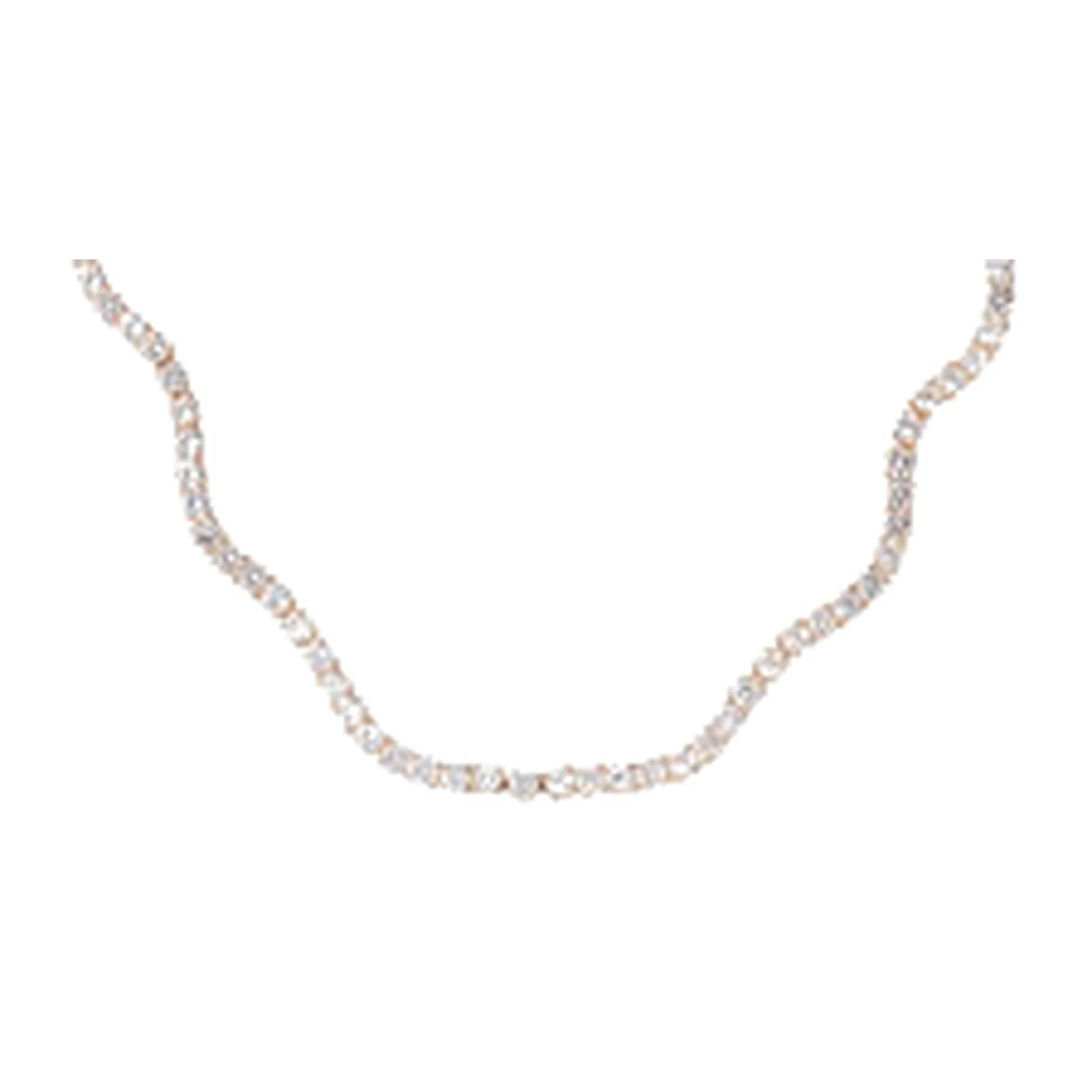 Stroili Romantic Shine Collana in ottone rosato e cristalli Metallo 1689010