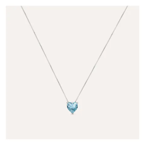 Stroili Silver Rainbow Collana punto luce cuore con cubic Argento 925 1691315