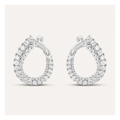 Stroili Silver Shine Orecchini lobo goccia con cubic Argento 925 1697615