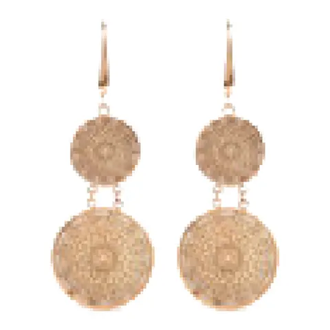 Stroili Aura Collection Orecchini pendenti rosati con glitter Acciaio 1692817