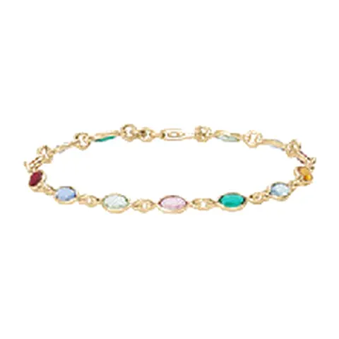 Stroili Golden Dream Bracciale placcato oro 18K e cristalli Metallo 1682074
