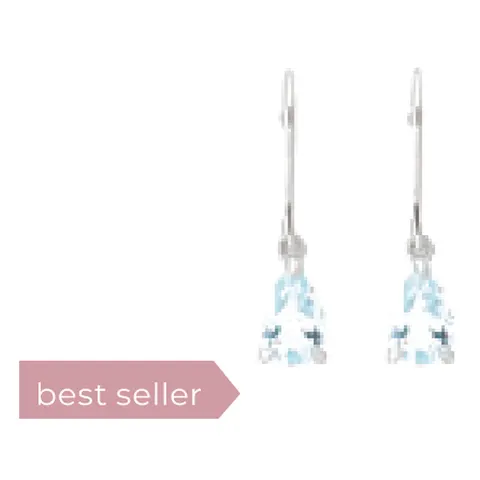 Stroili Amelie Orecchini in topazio sky blue BEVERLY Oro 9kt 1429485
