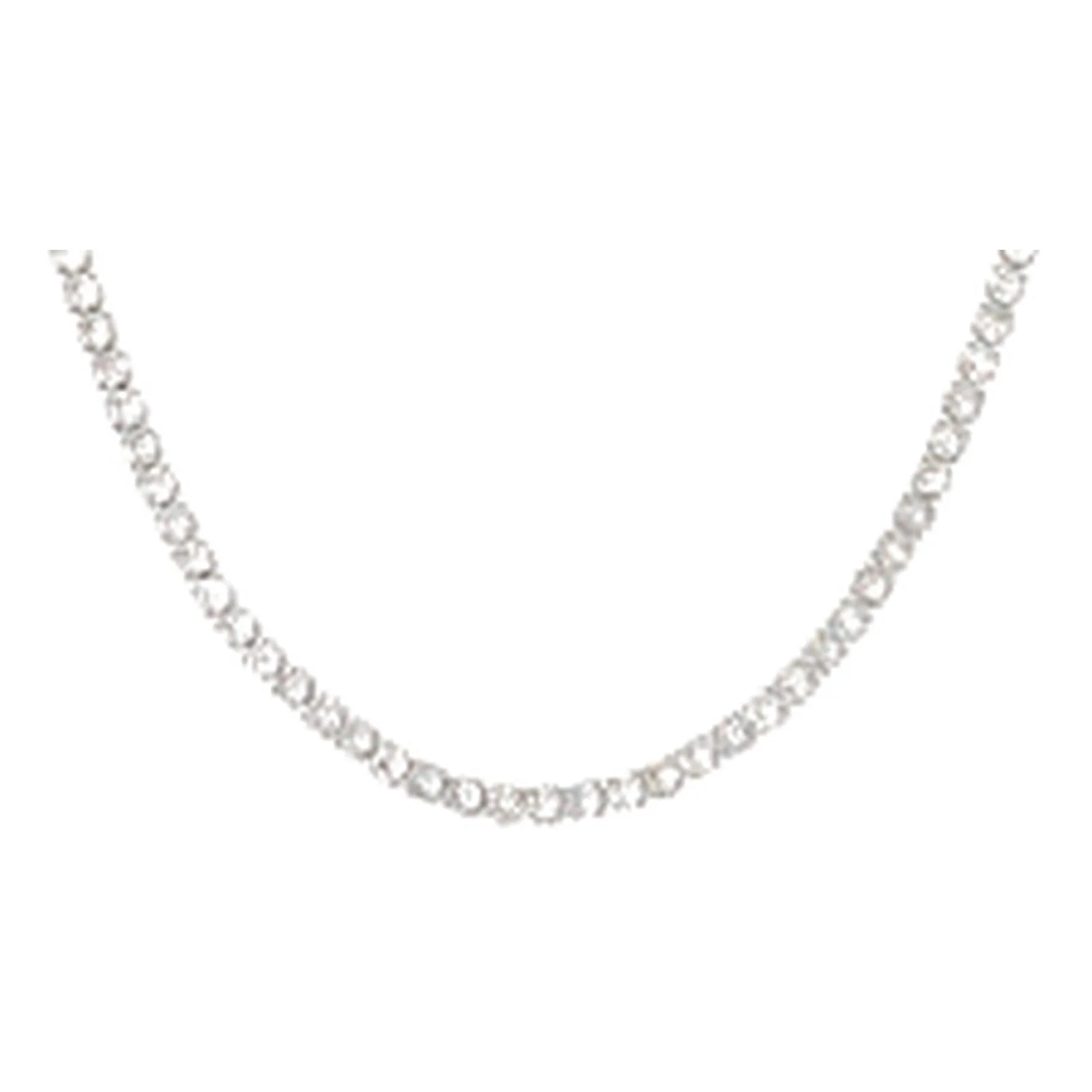 Stroili Romantic Shine Collana tennis in metallo rodiato Metallo 1683804