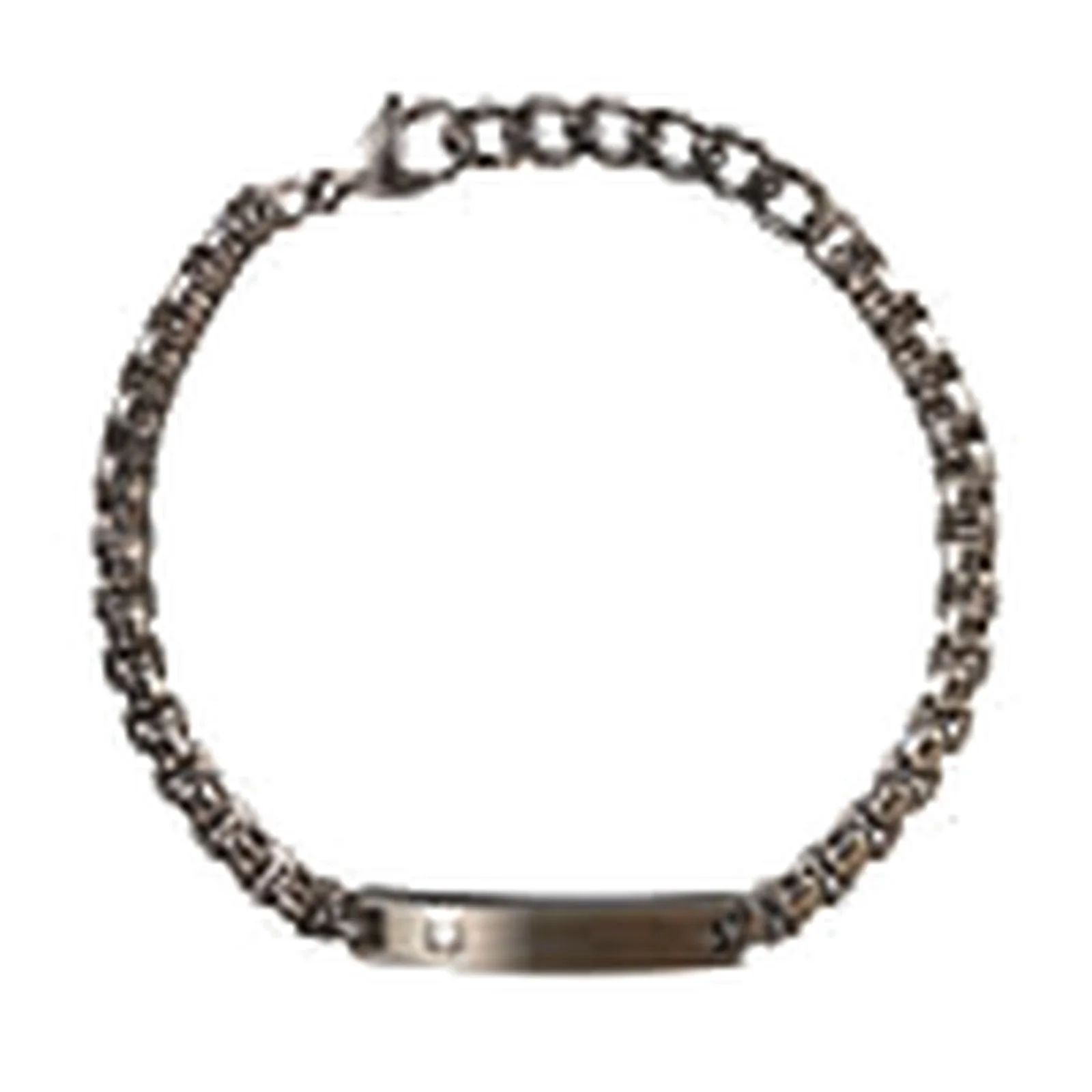 Stroili Man Code Bracciale IP gun e cristallo Acciaio 1628303