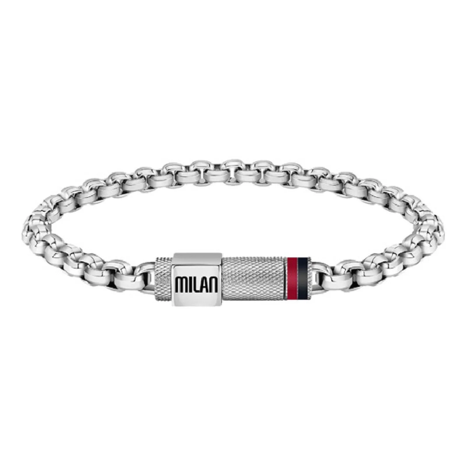 Lowell Bracciale Ufficiale Milan Acciaio 316L B-MB027UAS