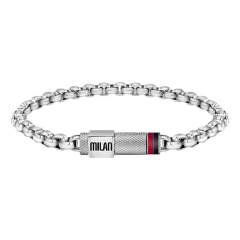 Lowell Bracciale Ufficiale Milan Acciaio 316L B-MB027UAS