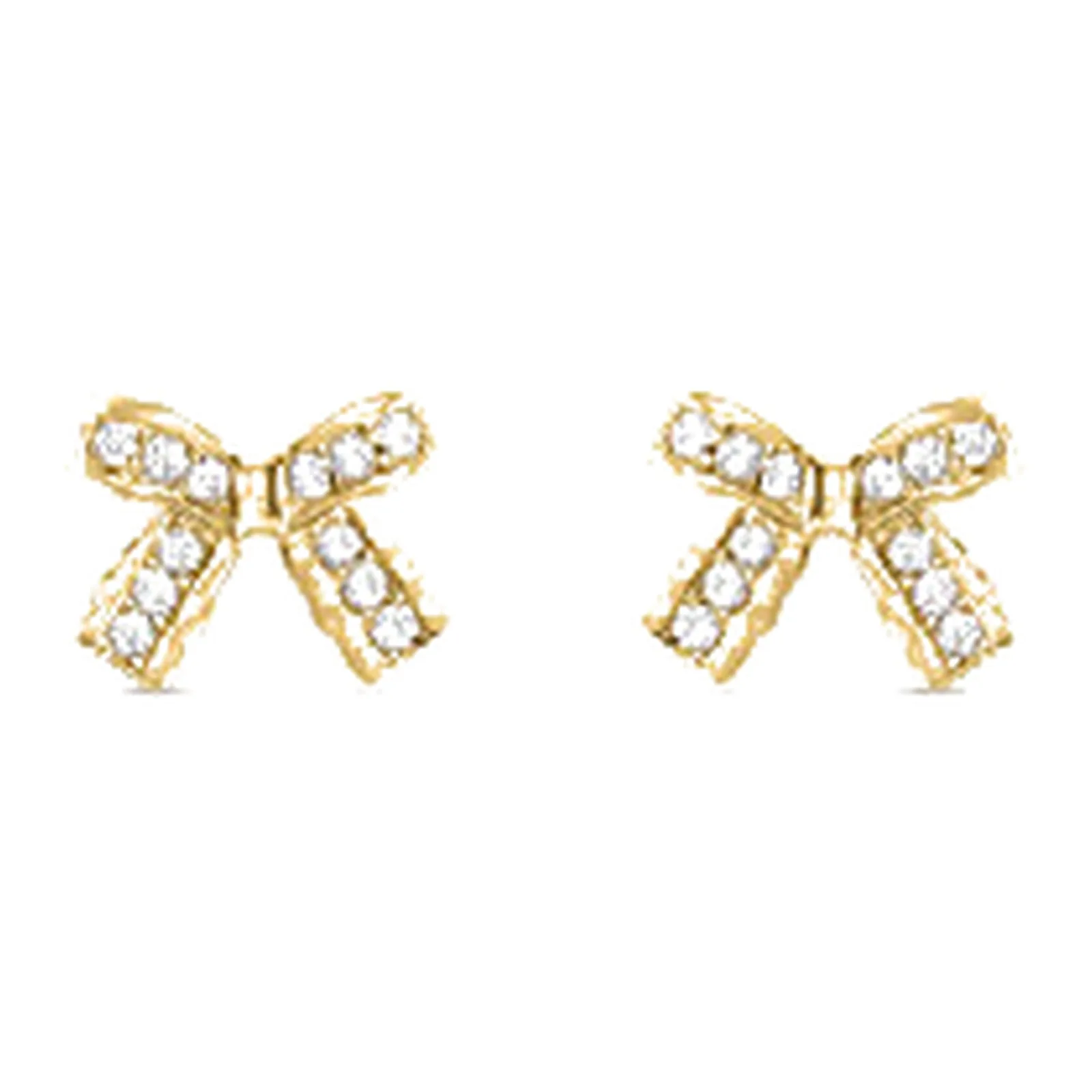 Stroili Bon Ton Orecchini fiocco con cubic zirconia Oro 9kt 1436944