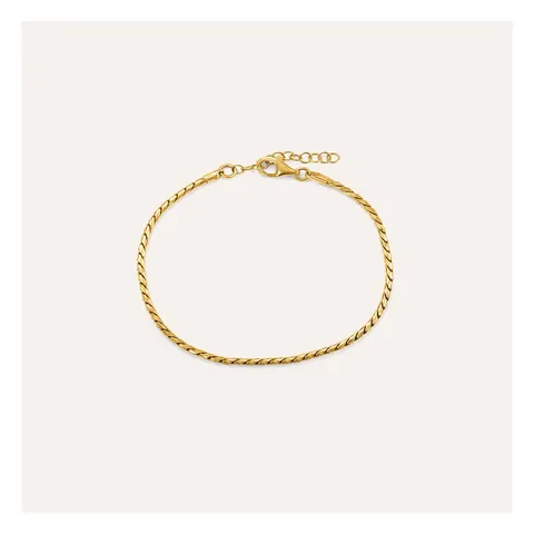 Stroili Silver Collection Bracciale dorato cardano small Argento 925 1699986