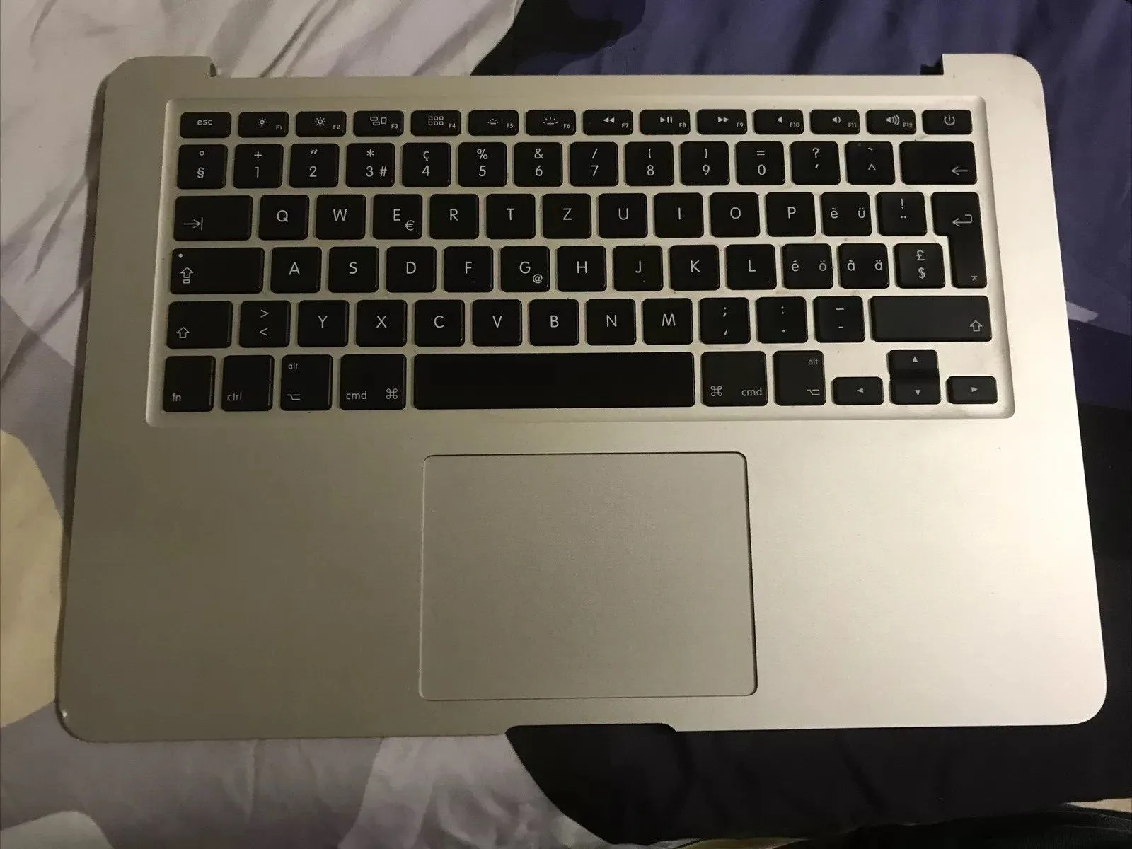 Apple Originale Tastiera Touchpad Macbook Air 13” A1466 2632 German Magsafe 2 A