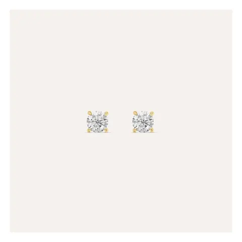 Stroili Claire Orecchini lobo con cubic zirconia Oro 9kt 1412070