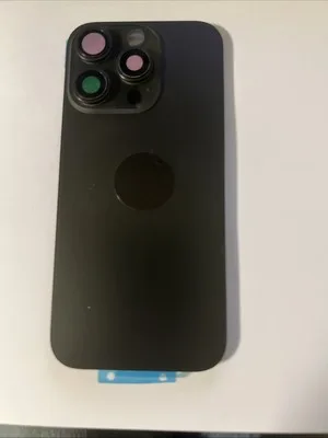 Back vetro Scocca Posteriore Per iPhone 16 Pro Compatibile Nero