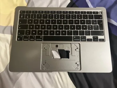 Apple Originale Tastiera Chassis Macbook Air 13” A2337 M1 2020 Francese Grigio A
