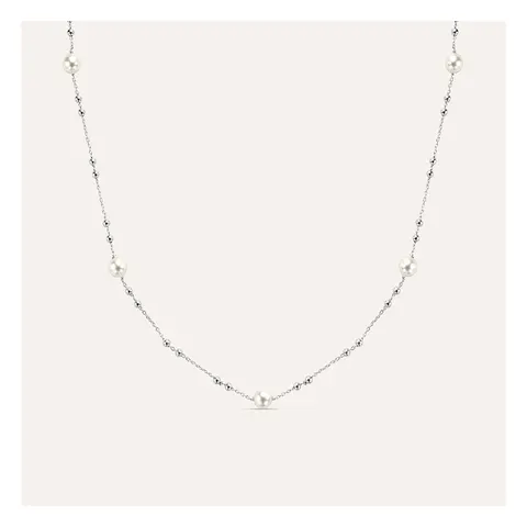 Stroili Silver Pearls Collana con perla di imitazione Argento 925 1615975