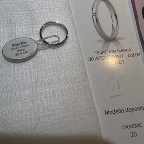 Anello UnoAerre Slim in argento misura 53 - 30 AFC 279/001