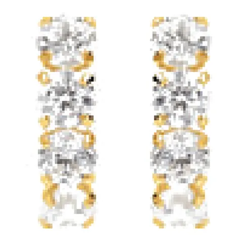 Stroili Claire Orecchini semicerchio con cubic zirconia Oro 9kt 1423915