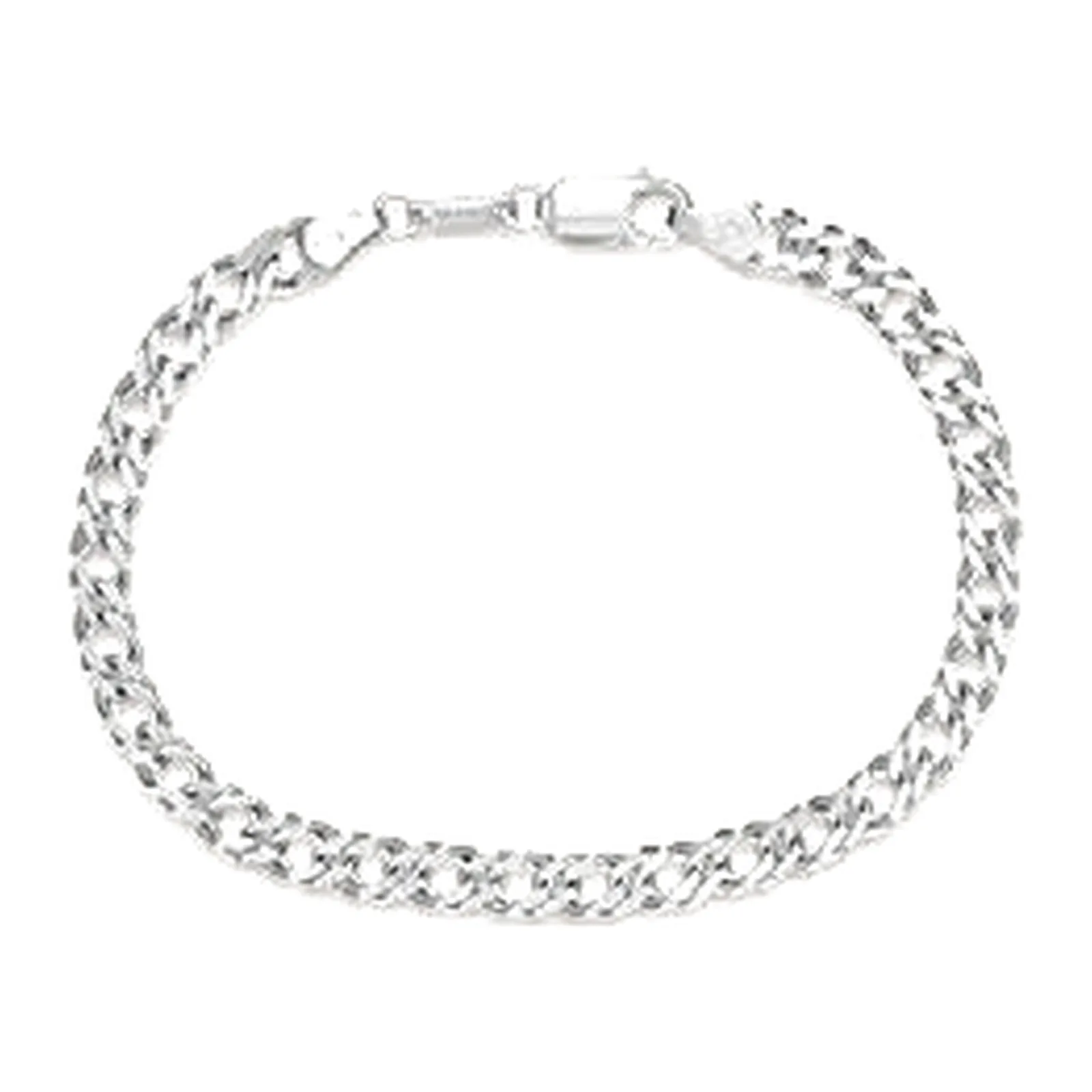 Stroili Silver Gentleman Bracciale groumette doppio rombo Argento 925 1659022