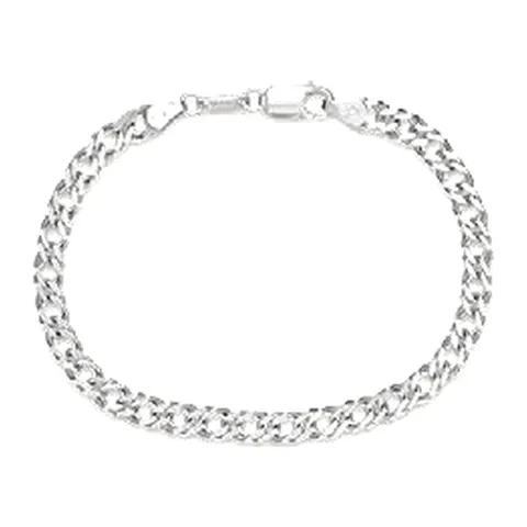 Stroili Silver Gentleman Bracciale groumette doppio rombo Argento 925 1659022