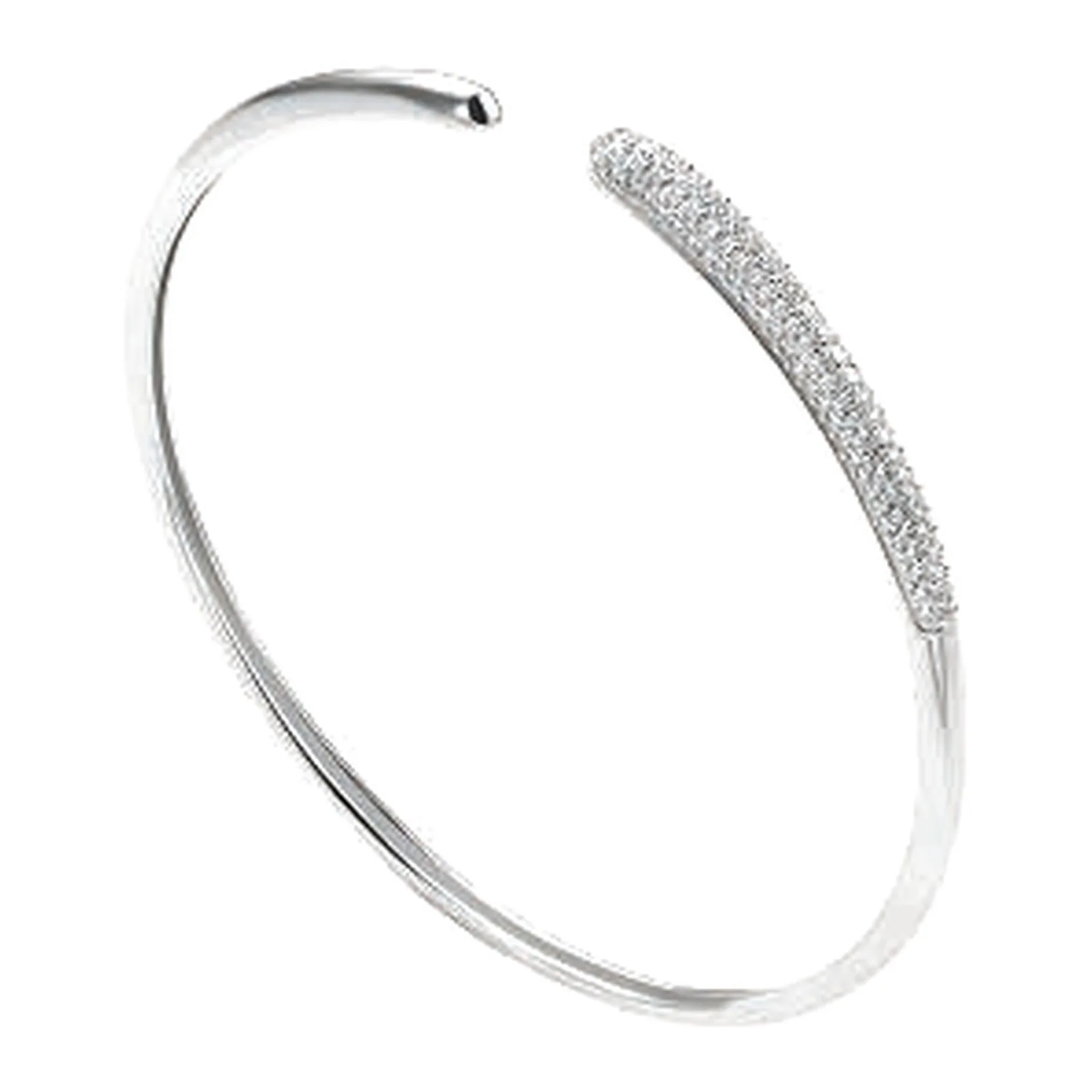 Stroili Silver Shine Bracciale contrarie con cubic zirconia Argento 925 1694199