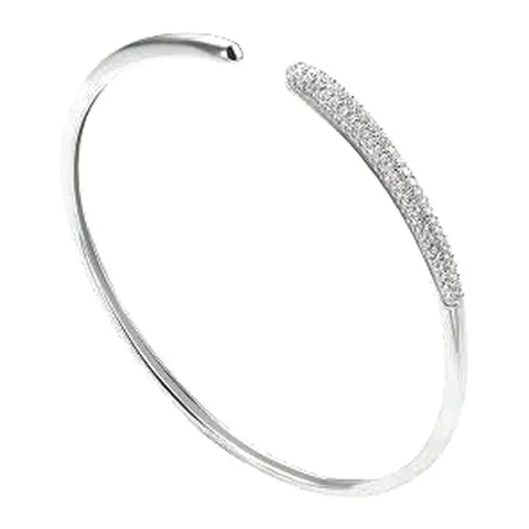 Stroili Silver Shine Bracciale contrarie con cubic zirconia Argento 925 1694199