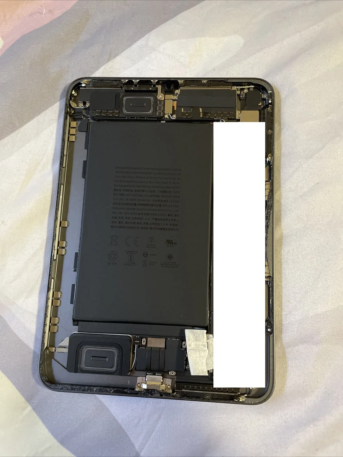 Originale Apple iPad Mini 6 Chassis scocca Fotocamera Wifi A2567 Grigio Nero A