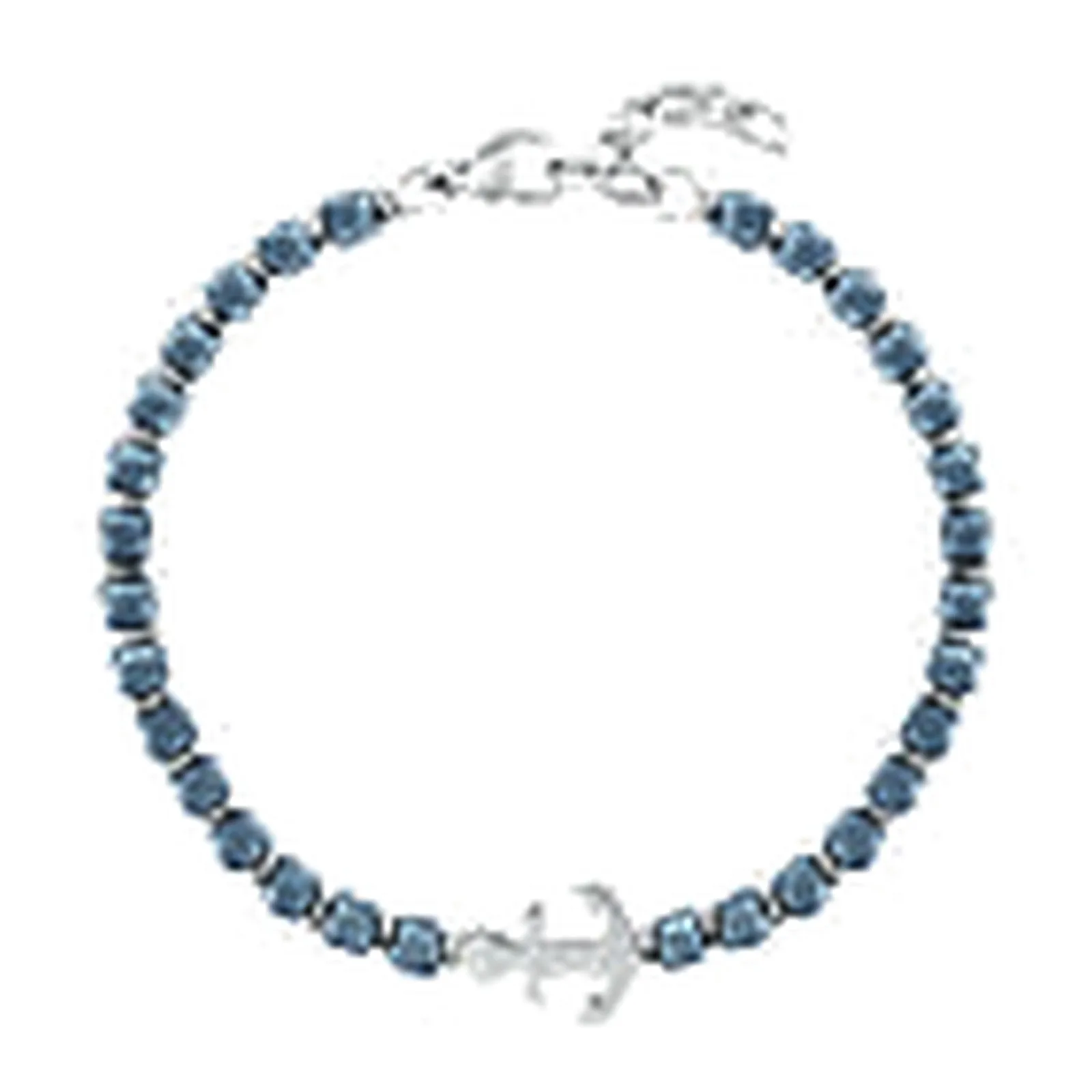 Stroili Man Code Bracciale con pietre bicolor Acciaio 1664183