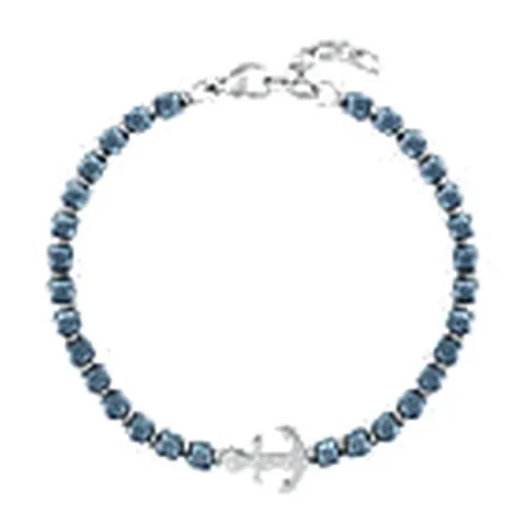 Stroili Man Code Bracciale con pietre bicolor Acciaio 1664183