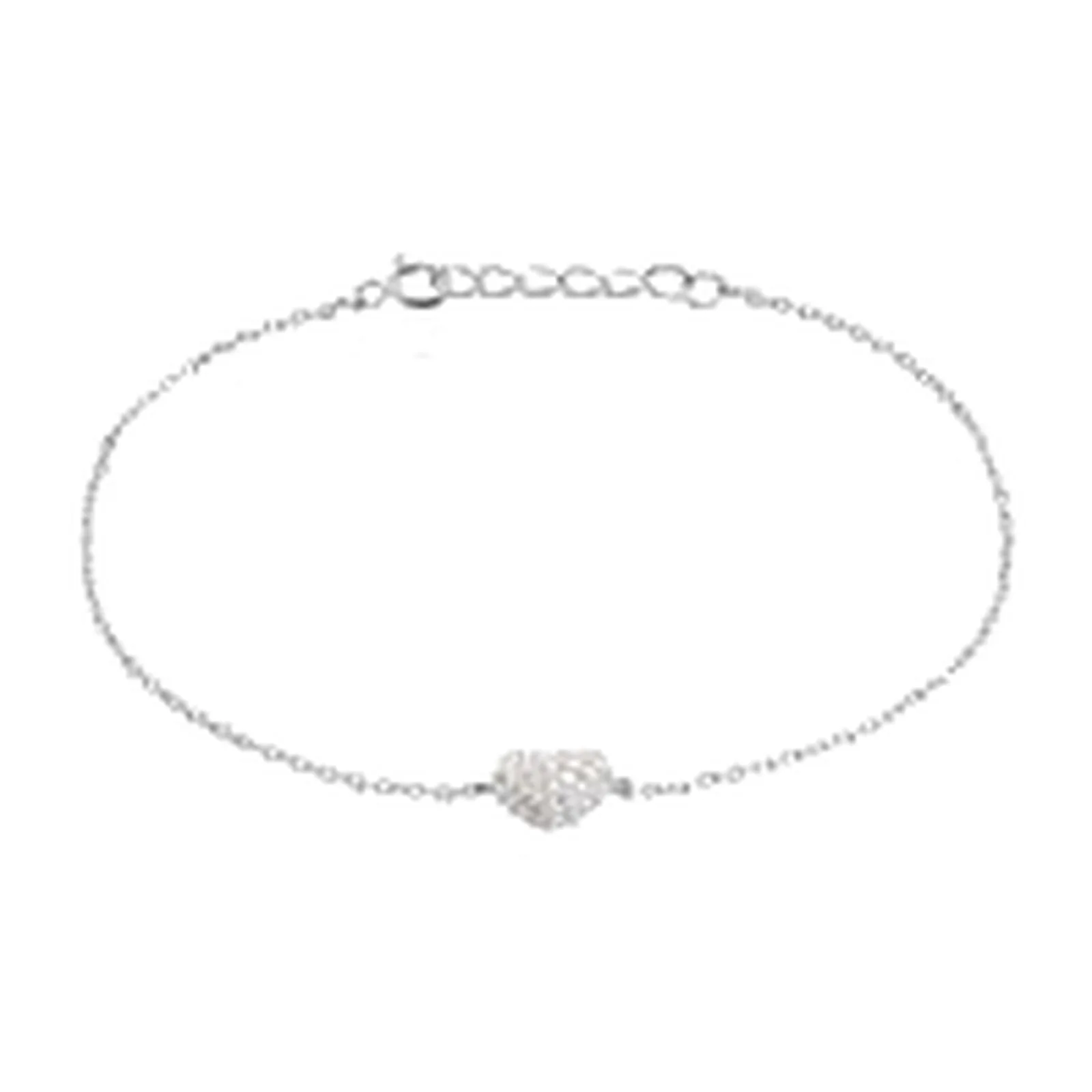 Stroili Silver Shine Bracciale con cubic zirconia cuore pavè Argento 925 1680506