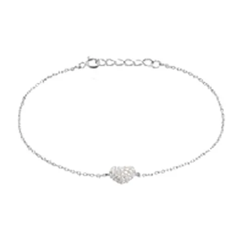 Stroili Silver Shine Bracciale con cubic zirconia cuore pavè Argento 925 1680506