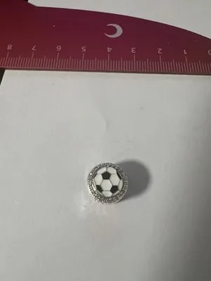 Charm per Bracciale Collanina Calcio Argento 925 Zirconi - LAB22609272304