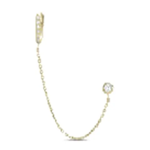 Stroili Golden Dream Monorecchino placcato oro 18K e cubic Metallo 1694975