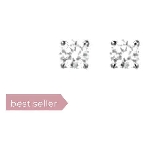 Stroili Claire Orecchini lobo con cubic zirconia Oro 9kt 1412168