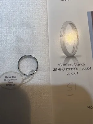Anello UnoAerre Hydra Slim in argento 925 misura 53 30 AFC 280/001
