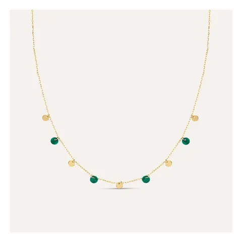 Stroili Beverly Necklace with malachite