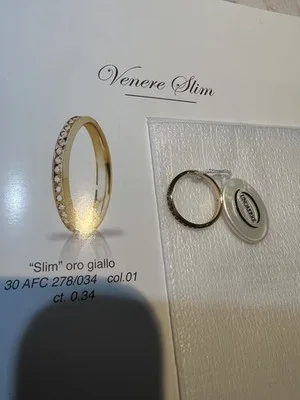 Anello UnoAerre Venere Slim in Argento 925 Misura 53 - 30 AFC 278/034A