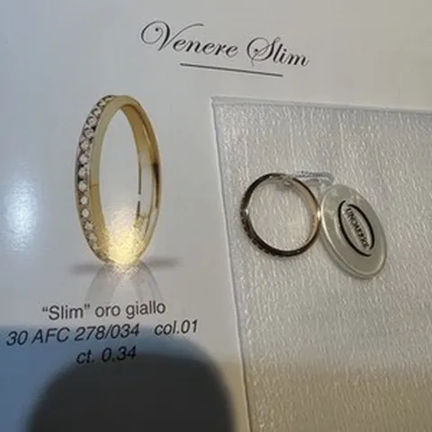 Anello UnoAerre Venere Slim in Argento 925 Misura 53 - 30 AFC 278/034A