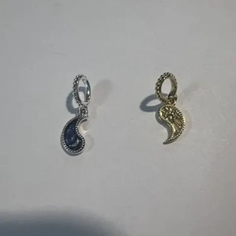 Charm Pendente Yin Yang Luna e Sole in Argento 925 e Placcato Oro - LAB22609302220