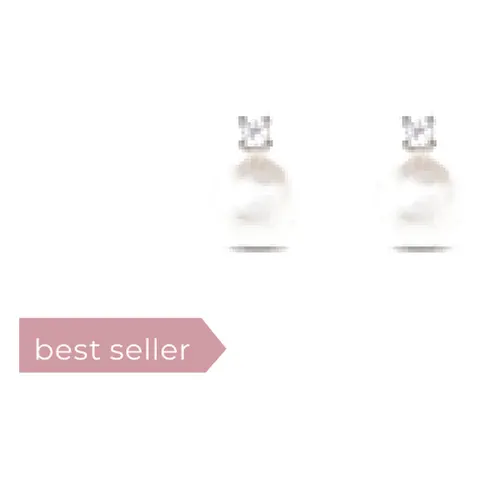 Stroili Gabrielle Orecchini lobo con perle round Oro 9kt 1413473