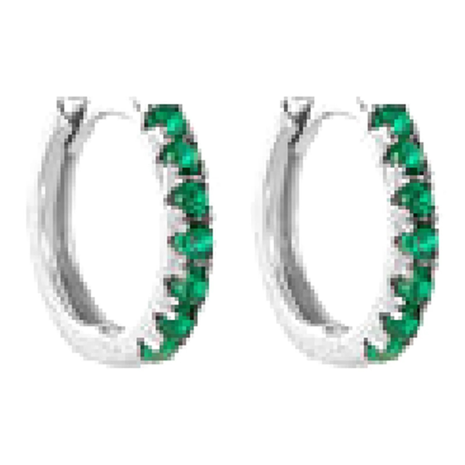 Stroili Silver Rainbow Orecchini a cerchio Argento 925 1682430