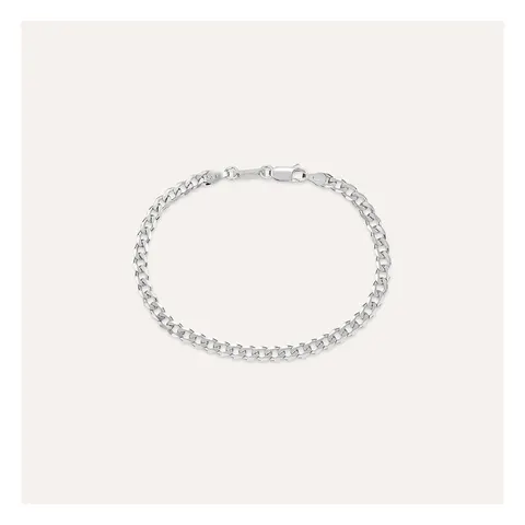 # Stroili Silver Gentleman 925 Silver Bangle with Hammered Texture 1659020