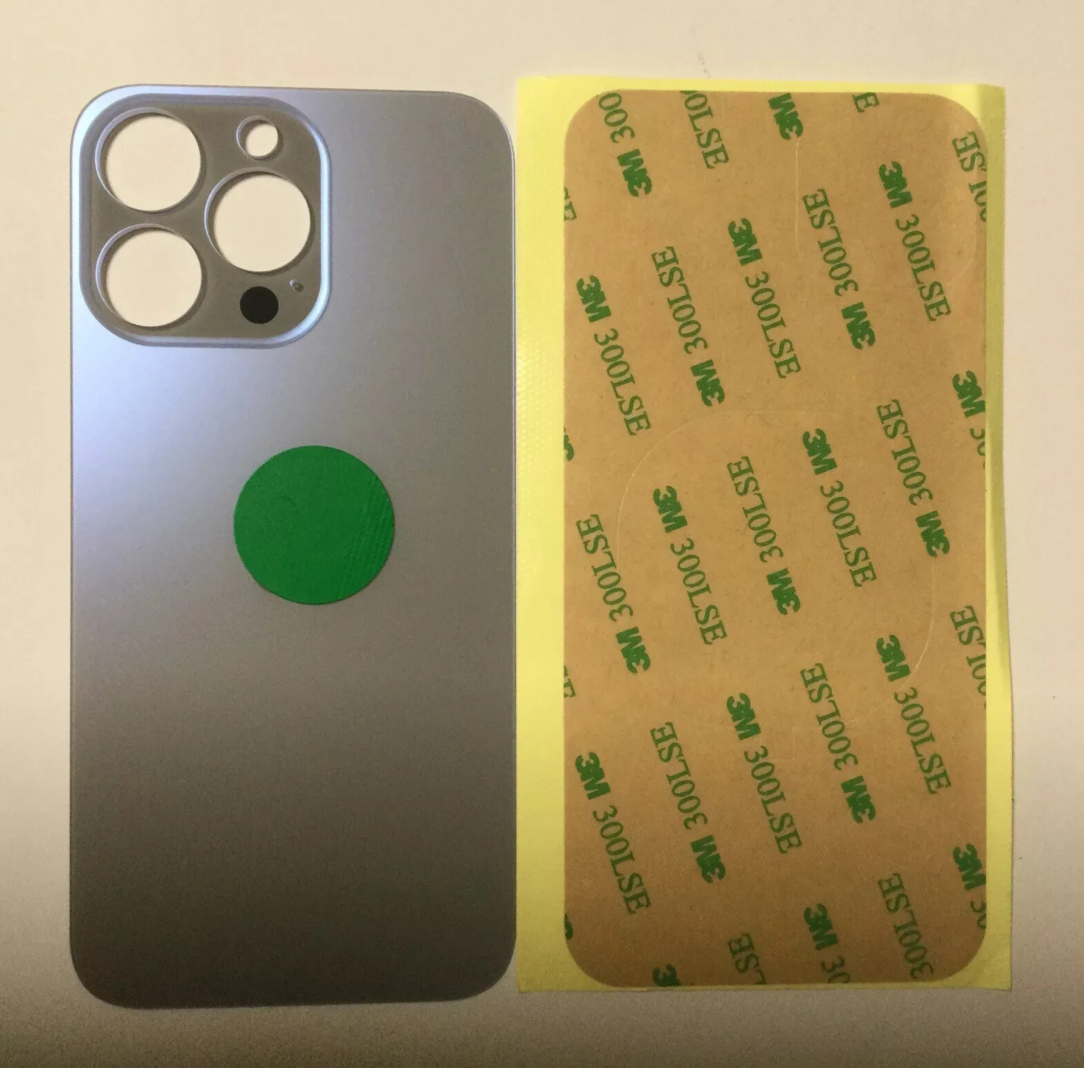 Back vetro Scocca Posteriore Per iPhone 13 Pro. Azzurro foro BIG