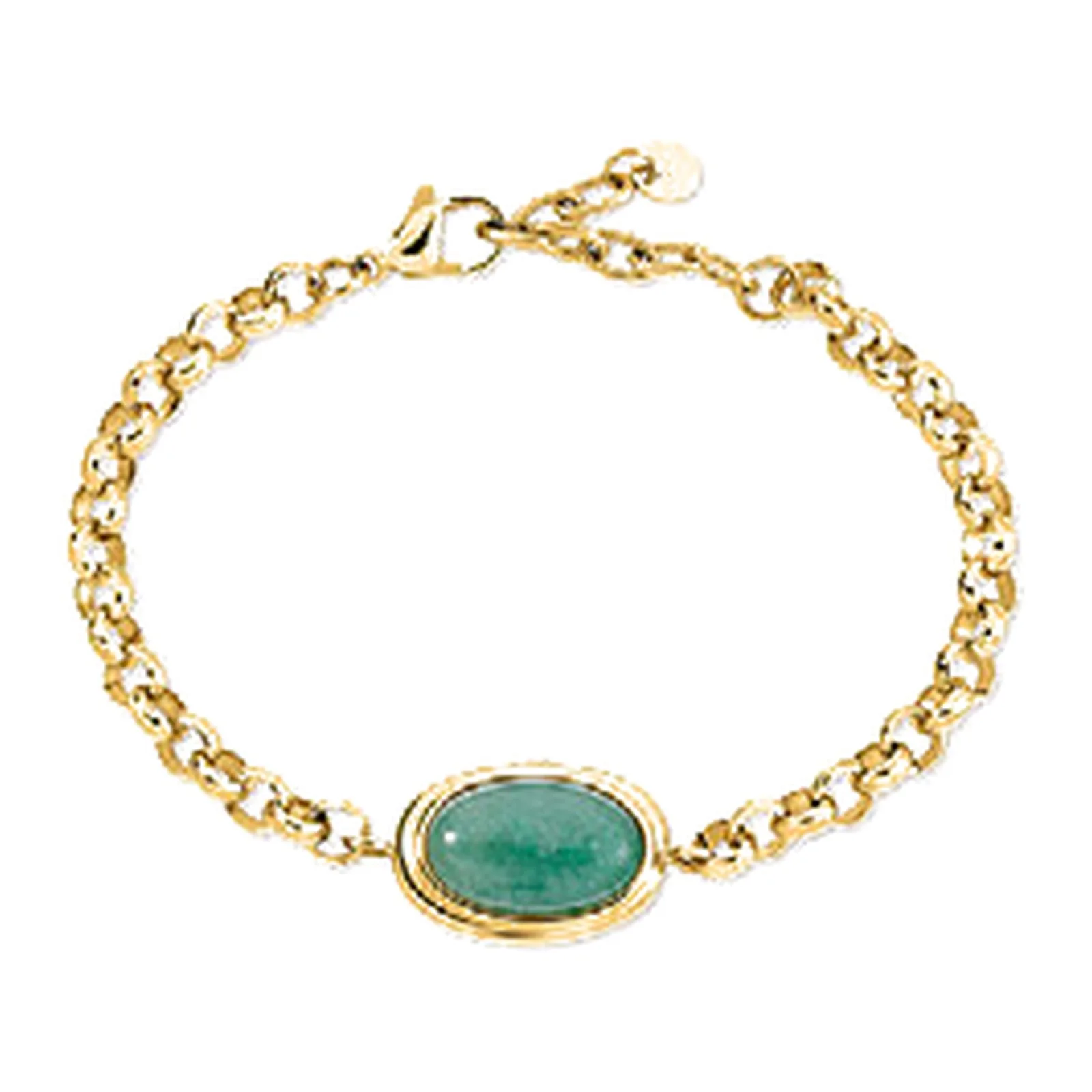 Stroili Radiance Collection Bracciale dorato con pietra Acciaio 1700144